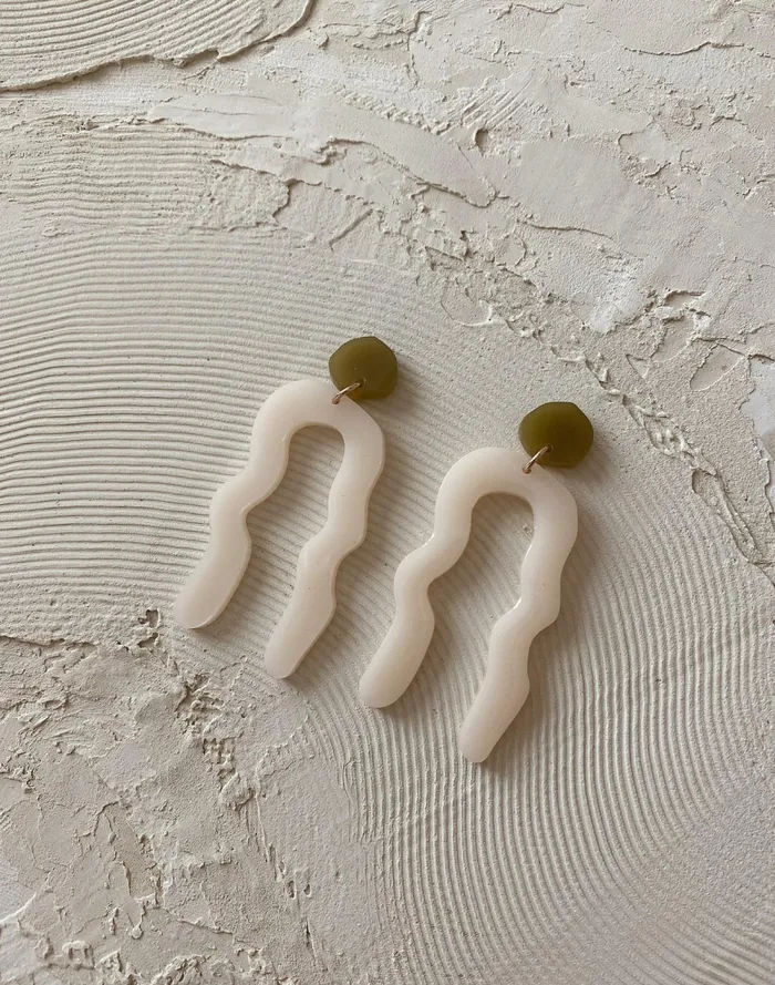Women Tumble Lennon Statement Earrings Green Multi Madewell Earrings Women Tumble Lennon Statement Earrings Green Multi Madewell Earrings