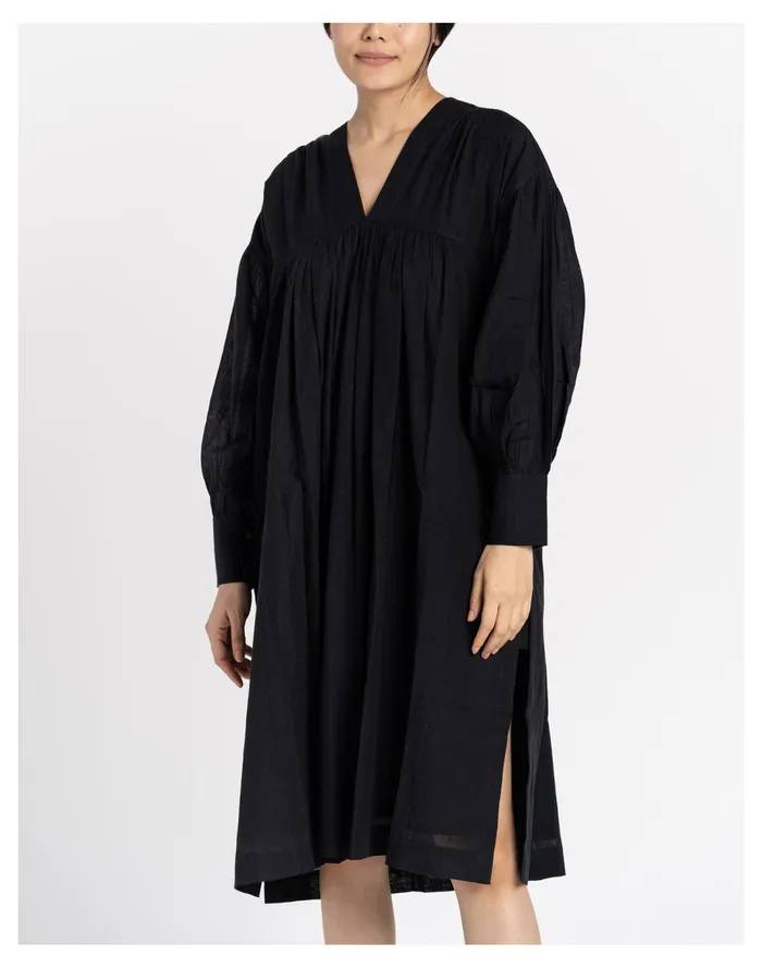 Women World Of Crow Summer Dress In Black Black Madewell Dresses