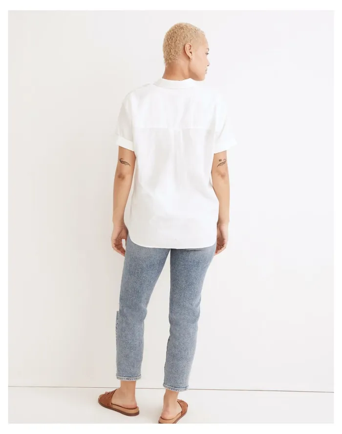 Women X Htel Magique Embroidered Popover Shirt Eyelet White Madewell Tops and Shirts Women X Htel Magique Embroidered Popover Shirt Eyelet White Madewell Tops and Shirts