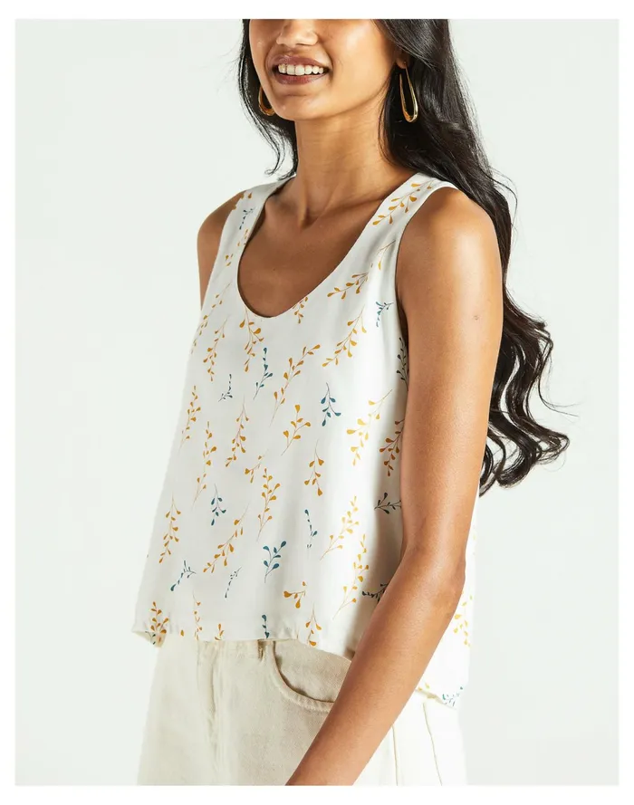 Women X Reistor Classic Tank Top Ivory White Madewell Tops and Shirts