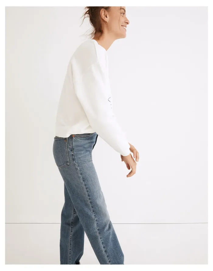 Women X Tess Guinery Resourced Cotton Swing Sweatshirt Lighthouse Madewell Sweatshirts and Sweatpants Women X Tess Guinery Resourced Cotton Swing Sweatshirt Lighthouse Madewell Sweatshirts and Sweatpants