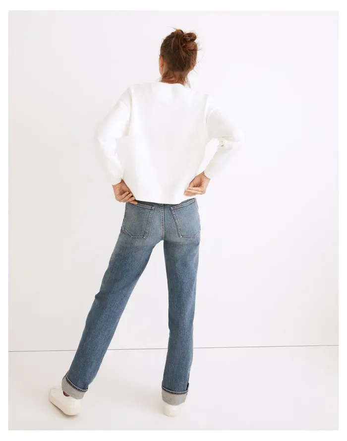 Women X Tess Guinery Resourced Cotton Swing Sweatshirt Lighthouse Madewell Sweatshirts and Sweatpants Women X Tess Guinery Resourced Cotton Swing Sweatshirt Lighthouse Madewell Sweatshirts and Sweatpants