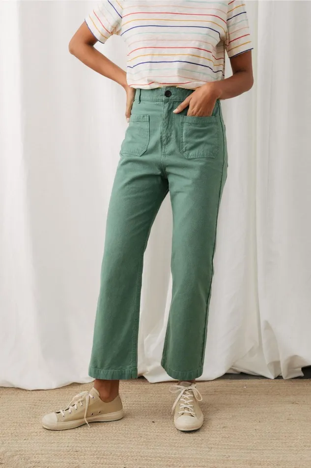 Women Yunosti 8211 Sage Green TWOTHIRDS Pants