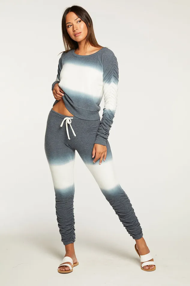 Womens Chaser Brand Bliss Knit Shirred Jogger Bottoms Womens Chaser Brand Bliss Knit Shirred Jogger Bottoms