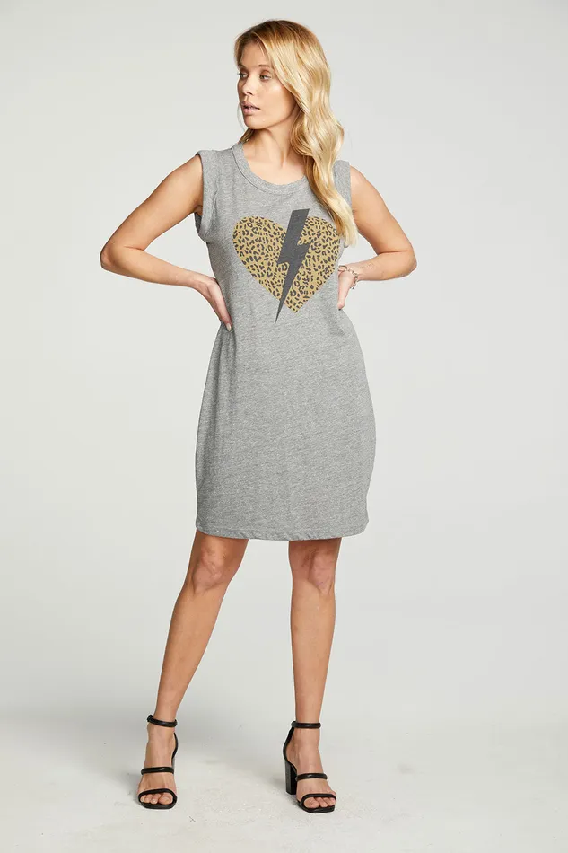 Womens Dresses Chaser Brand Bolt Heart