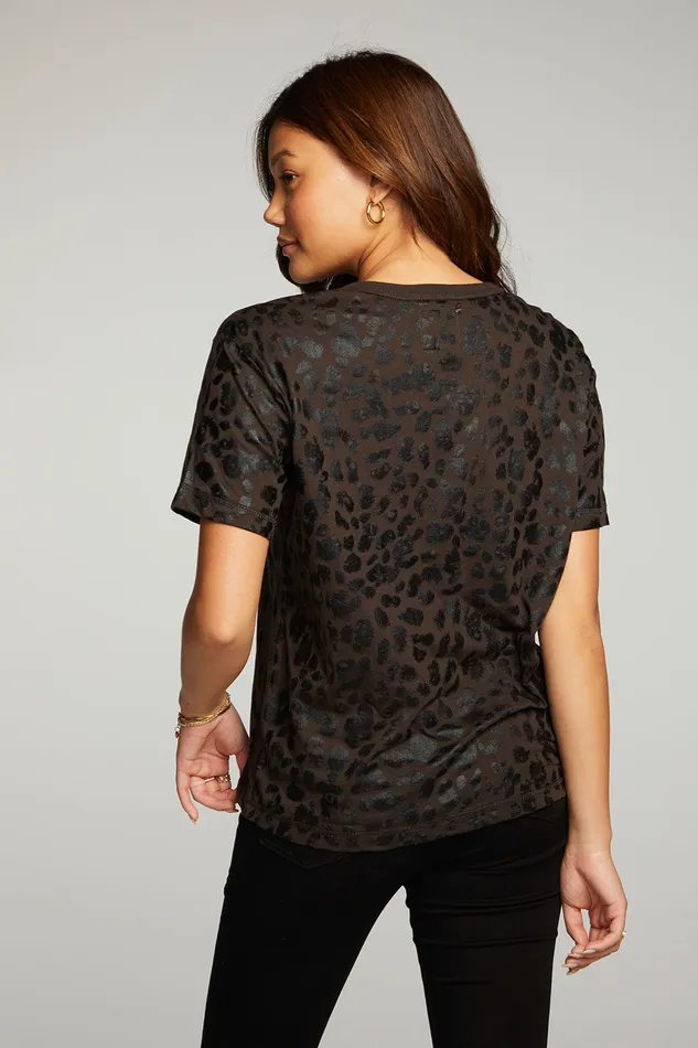 Womens Tops Chaser Brand Rpet Vintage Jersey Short Sleeve Crew Neck Easy Tee